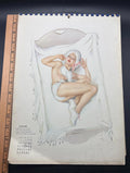 Vintage 1940 Pin-up Esquire Complete Calendar