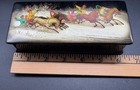 Vintage Soviet Russian Russia USSR Fedoskino Signed Troika Lacquer Box 1982