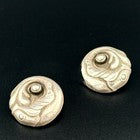 Georg Jensen Sterling Silver Earrings #121 Vintage Denmark MCM W/ Original Box