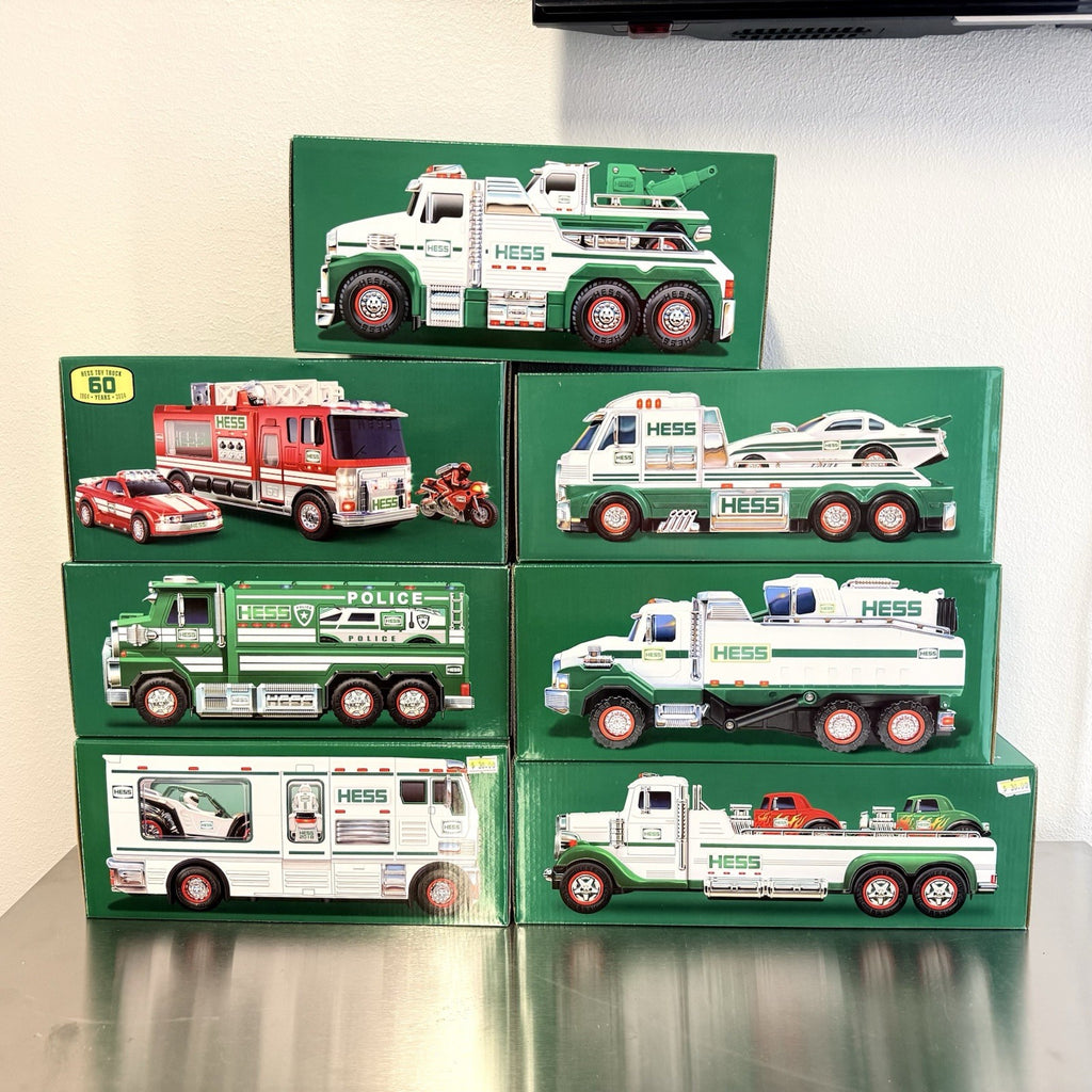 Vintage Hess Toy Truck Collection (1990s-2000s)