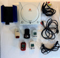 Sega Dreamcast Console Bundle Inc 3 Remotes-Fishing Pole Controller-Memory Cards